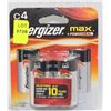 Image 1 : NEW SET OF TWO PACKS ENERGIZER MAX C4 BATTERIES