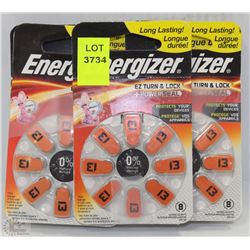 NEW SET OF 7 PACKS  ENERGIZER 13 BATTERIES