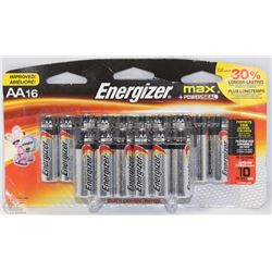 NEW 16 PACK OF AA ENERGIZER BATTERIES