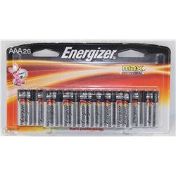 NEW 26 PACK OF AAA ENERGIZER BATTERIES