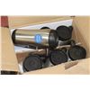 Image 1 : CASE OF 6 STAINLESS STEEL TRAVEL MUGS