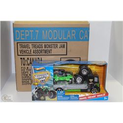 CASE OF 6 HOTWHEELS MONSTER JAM TOY SETS
