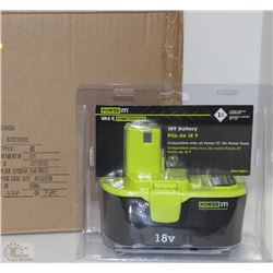 CASE OF 4PC POWER IT! 18V BATTERY
