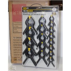 CASE OF FOUR 17PC CLAMP SET
