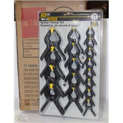 CASE OF FOUR 17PC CLAMP SET