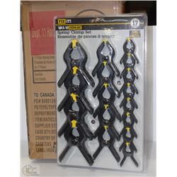 CASE OF FOUR 17PC CLAMP SET