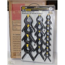 CASE OF FOUR 17PC CLAMP SET