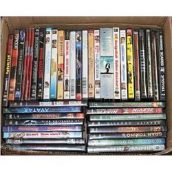 BOX W/42 DVD MOVIES