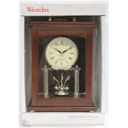 BRAND NEW WESTCLOX QUARTZ TABLE CLOCK