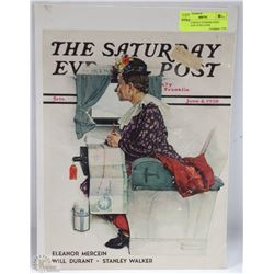 THE SATURDAY EVENING POST W/POSTAGE JUNE 4,1938