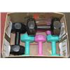 Image 1 : SET OF 6 DUMB BELLS- DIFFERENT SIZES