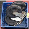 Image 1 : 4 LARGE  8" HEAVY DUTY CASTORS