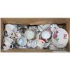 Image 1 : BOX OF TEA CUPS AND SAUCERS