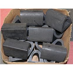 CASE OF 20 NEW HEAVY DUTY RUBBER BUMPER PADS