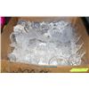 Image 1 : LARGE BOX W/OVER 50 ASSORTED CRYSTAL