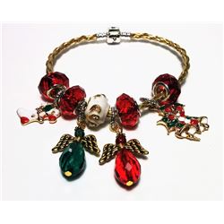 PANDORA STYLE XMAS THEME BRACELET