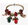 Image 1 : PANDORA STYLE XMAS THEME BRACELET