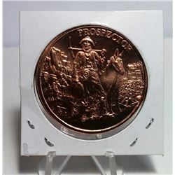 PURE COPPER PROSPECTOR COIN