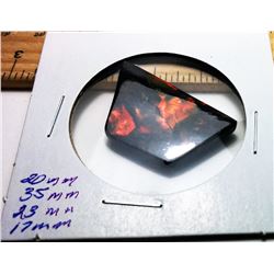 RED FIRE NATURAL AMMOLITE GEMSTONE