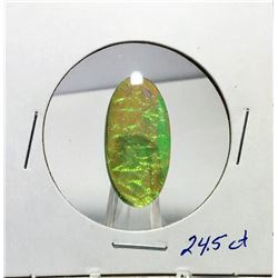 LARGE OVAL AUSTRALIAN TRIPLATE OPAL GEMSTONE