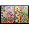 Image 1 : LOT OF 2 ADULT COLORING BOOKS