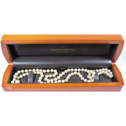 ESTATE GENUINE PEARL NECKLACE - 24