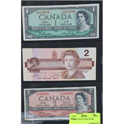 SHEET W/COLLECTIBLE BANK NOTES -