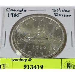CANADA MINT 1965 SILVER DOLLAR