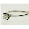 Image 3 : #1-14K WHITE GOLD DIAMOND SOLITAIRE RING SIZE 6