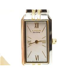 #10-CITIZEN ECO-DRIVE TWO-TONE LADIES QUARTZ WATCH