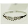 Image 1 : #12-10K WHITE GOLD DIAMOND RING SIZE 6.5