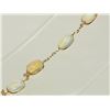 Image 1 : #18-14K YELLOW GOLD OPAL BRACELET