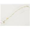 Image 2 : #18-14K YELLOW GOLD OPAL BRACELET