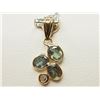 Image 1 : #33-14K YELLOW GOLD ALEXANDRITE & DIAMOND PENDANT