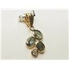 Image 2 : #33-14K YELLOW GOLD ALEXANDRITE & DIAMOND PENDANT