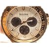 Image 1 : #40-BULOVA SPORT BROWN RUBBER STRAP MEN'S QUARTZ