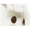 Image 3 : #45-14K YELLOW GOLD NATURAL AMMOLITE & DIAMOND