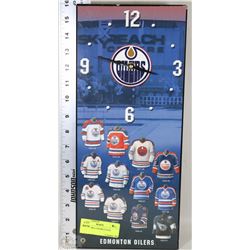 COLLECTIBLE OILERS CLOCK