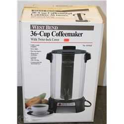WEST BEND 36CUP COMMERCIAL COFFEE MAKER WITH TWIST