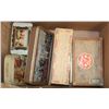 Image 1 : BOX OF ESTATE METAL TINS, CIGAR BOXES, AND MORE!