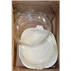 Image 1 : BOX OF GLASS DISHES SOME PYREX