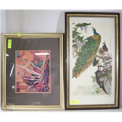TWO FRAMED PICTURES
