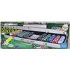 Image 1 : NEW DELUXE POKER SET IN CASE WITH 500 CHIPS
