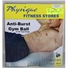 Image 1 : NEW ANTI BURST GYM BALL AND FOOT PUMP