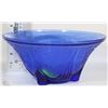 Image 1 : LARGE BLUE BOWL WITH ROSE DESIGN