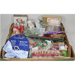 FLAT OF NEW CHRISTMAS ITEMS