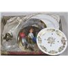 Image 1 : BOX W/COLLECTIBLE & VINTAGE PLATES &