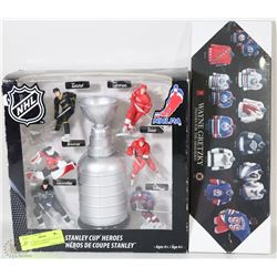 2 NHL HOCKEY ITEMS INCL STANLEY CUP HEROES
