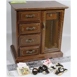 MUSICAL JEWELRY BOX FILLED WITH FASHION JEWELRY