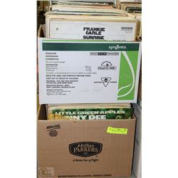 6 BOXES OF ASSORTED RECORDS